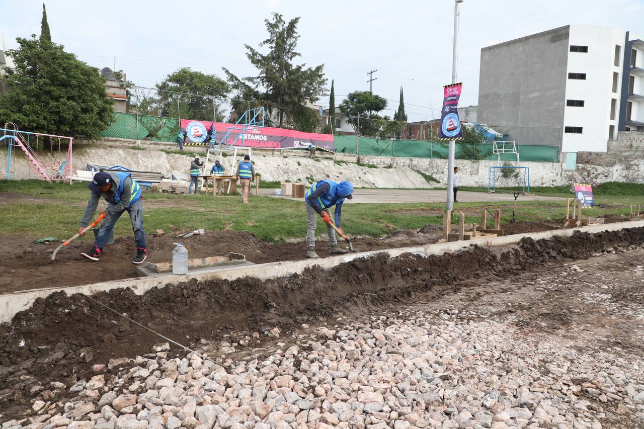 Gobierno municipal rehabilita parque en San Sebastián de Aparicio