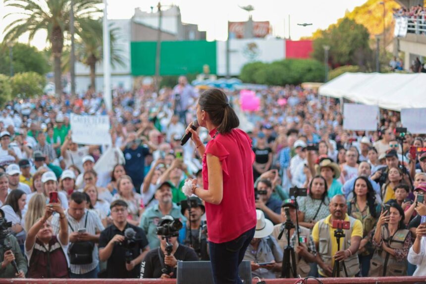 Sheinbaum en Nogales, Sonora