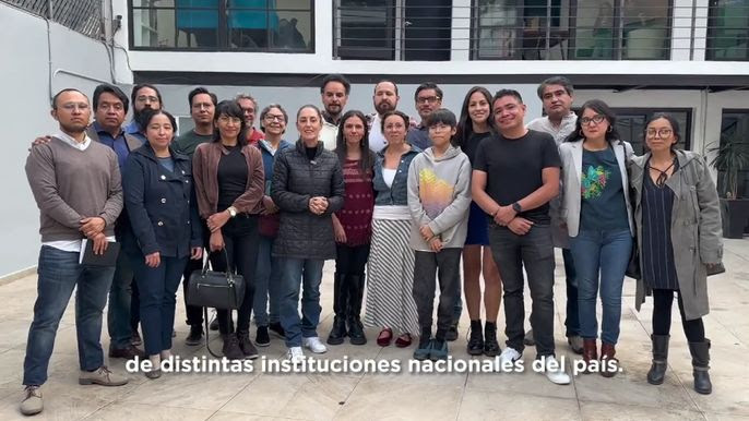 Se suman jóvenes activistas y académicos con Sheinbaum