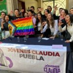 Jóvenes con Claudia en Puebla