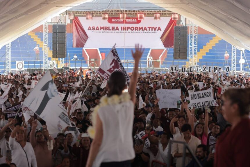 Sheinbaum en Ciudad Mendoza, Veracruz