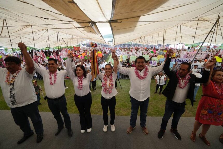 Sheinbaum en Izúcar de Matamoros, Puebla