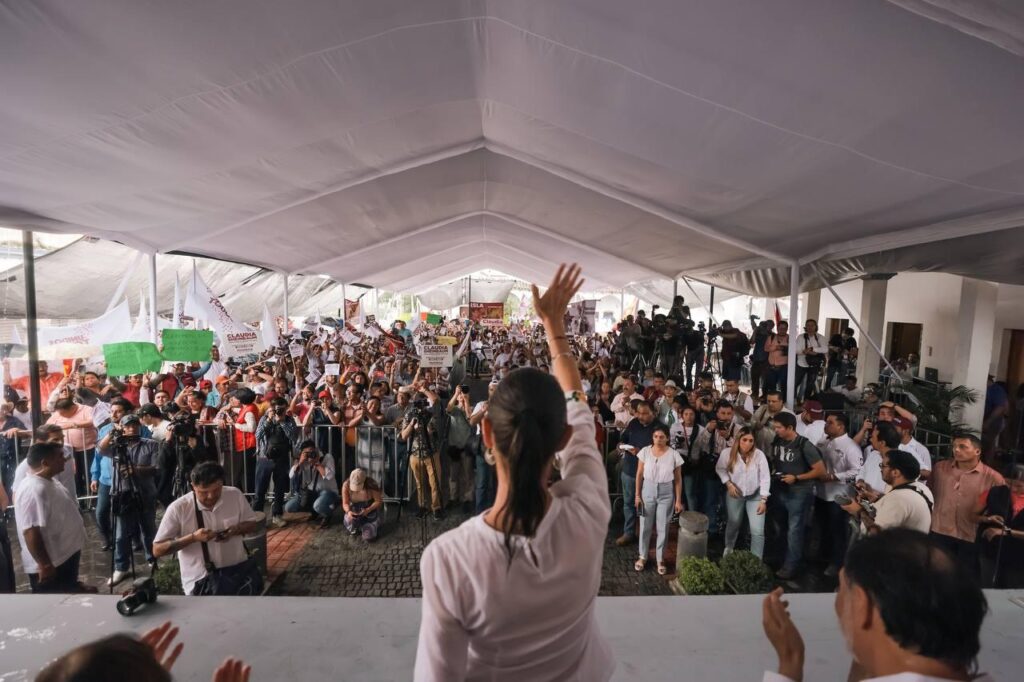 Encuentro con militantes de Los Tuxtlas