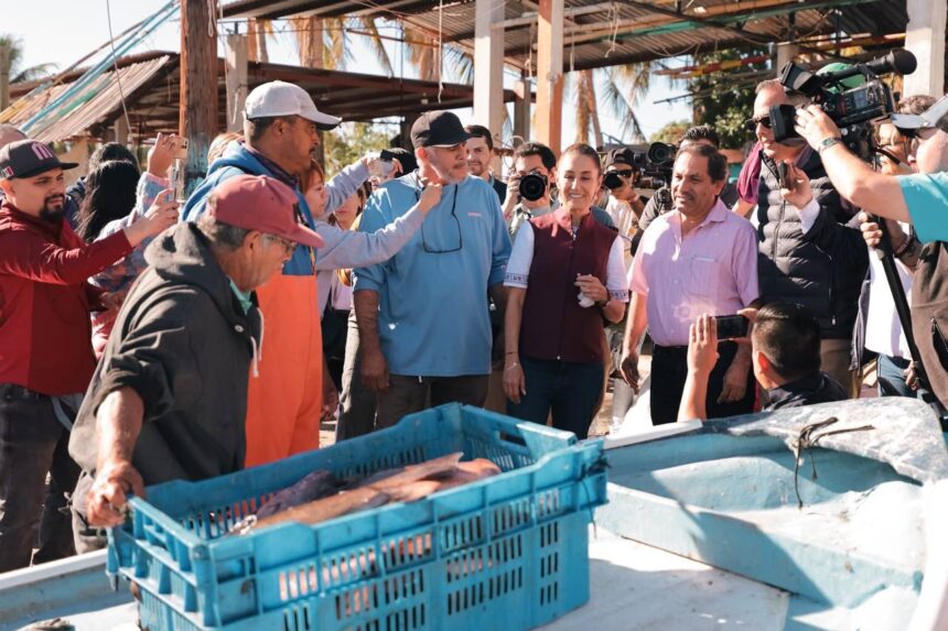 Sheinbaum con sector pesquero y acuícola de Sinaloa