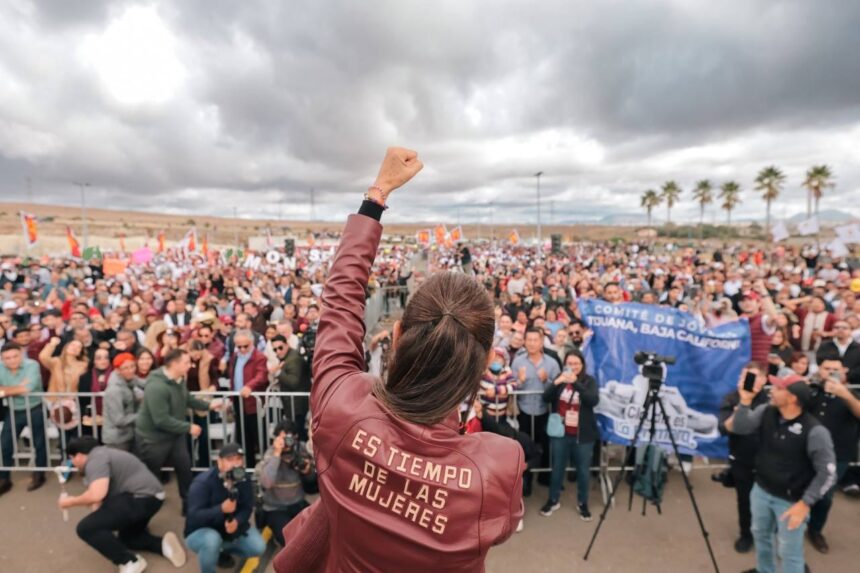 Sheinbaum en Rosarito Baja California