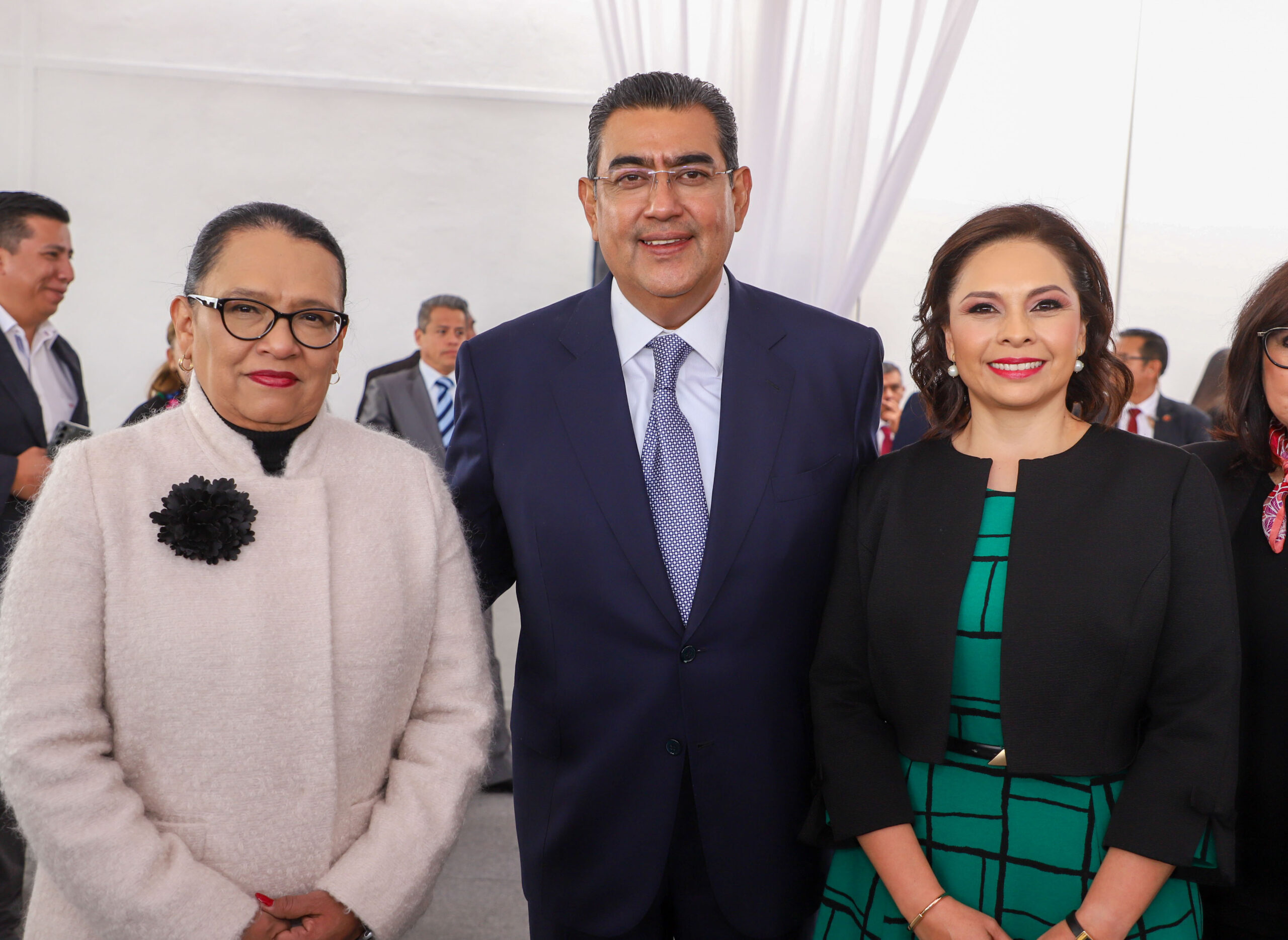 Rosa Isela Rodríguez, Sergio Salomón Céspedes y Gabriela Bonilla
