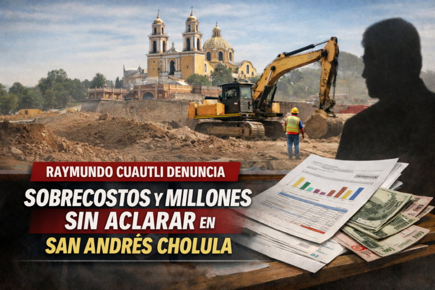 Raymundo Cuautli denuncia presunta corrupción en San Andrés Cholula