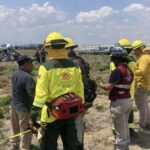 avioneta Huejotzingo caída en campos de cultivo tras accidente