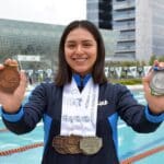 BUAP estudiante competencia natación