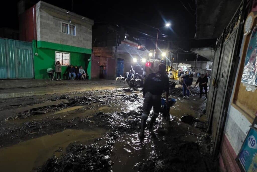 Chalchicomula de Sesma desbordamiento de río