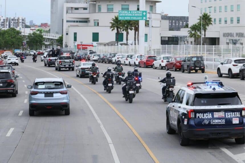Operativo permanente vigilancia Vía Atlixcáyotl