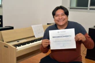 Partitura conmemorativa fundación de Puebla