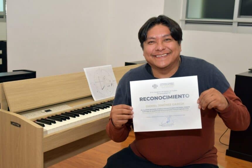 Partitura conmemorativa fundación de Puebla