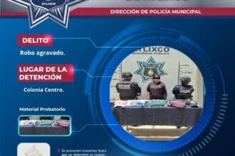 detenida robo atlixco