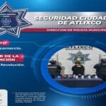 Policía Atlixco detenido robo a comercio
