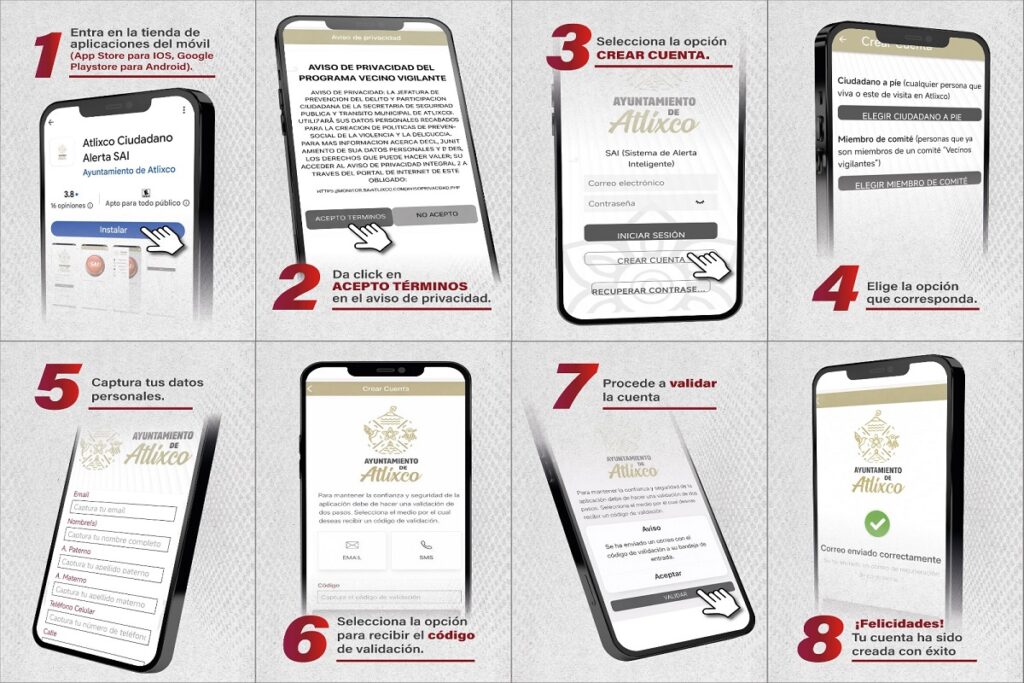 SAI Atlixco app seguridad