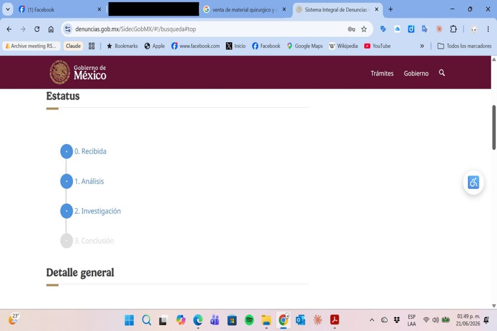Denuncia Sumed medicamentos caducos