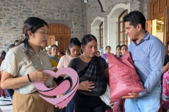 Entrega de sillas de ruedas y apoyos alimentarios del SEDIF en municipios de Puebla