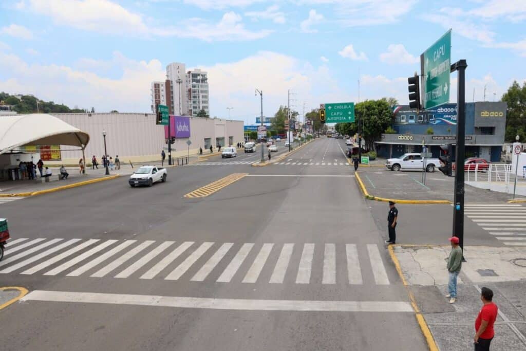 Puebla calles rehabilitadas