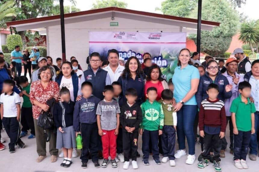 Lupita Cuautle jornada de reforestación