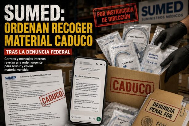 SUMED material medico caduco denuncia