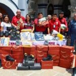 Tonantzin Fernández entrega equipamiento