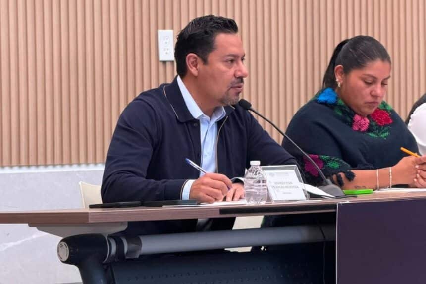 Andrés Villegas defiende cifras de seguridad en Puebla
