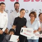 Claudia Sheinbaum entrega viviendas Puebla