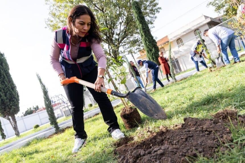 Lupita Cuautle Jornada de Reforestación