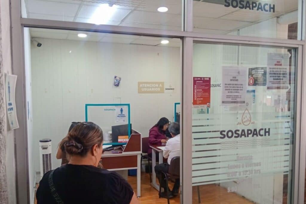 SOSAPACH atención usuarios