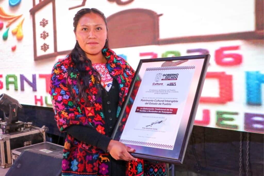 Textiles Hueyapan Patrimonio Intangible