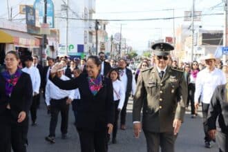 Ariadna Ayala convocatoria desfile 16 de Septiembre