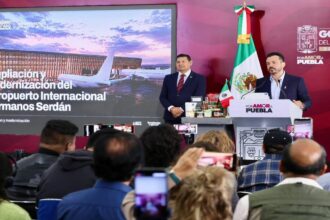 Alejandro Armenta modernización Aeropuerto Hermanos Serdán