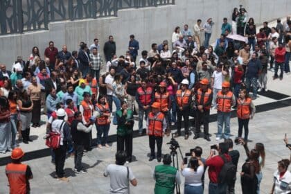 Congreso del Estado ejercicio de evacuación Segundo Simulacro Nacional 2026