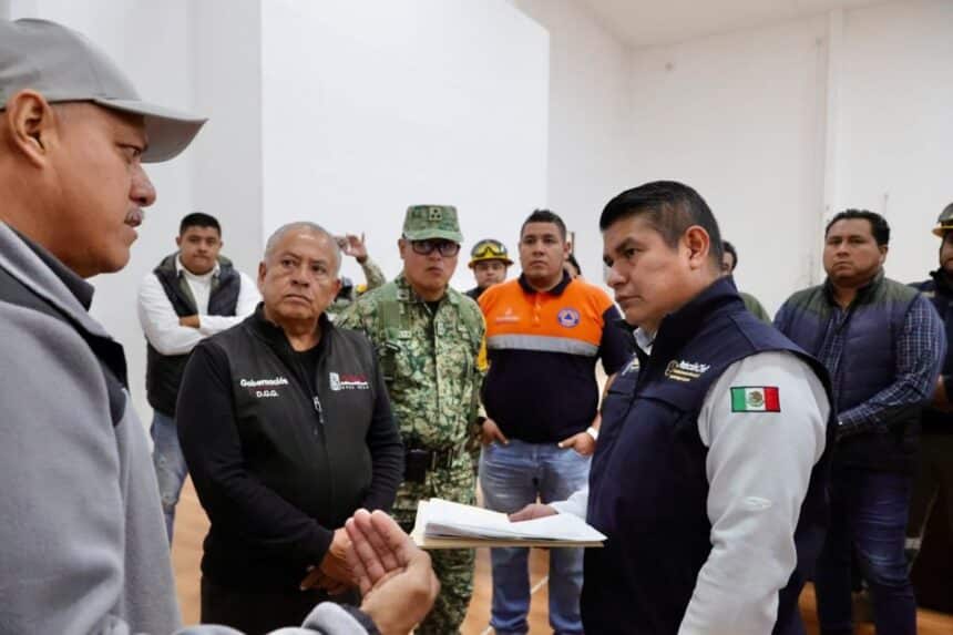 Gobierno estatal operativo prevención lluvias Sierra Norte