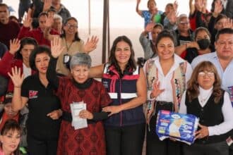 Lupita Cuautle Apoyo familias sanandreseñas