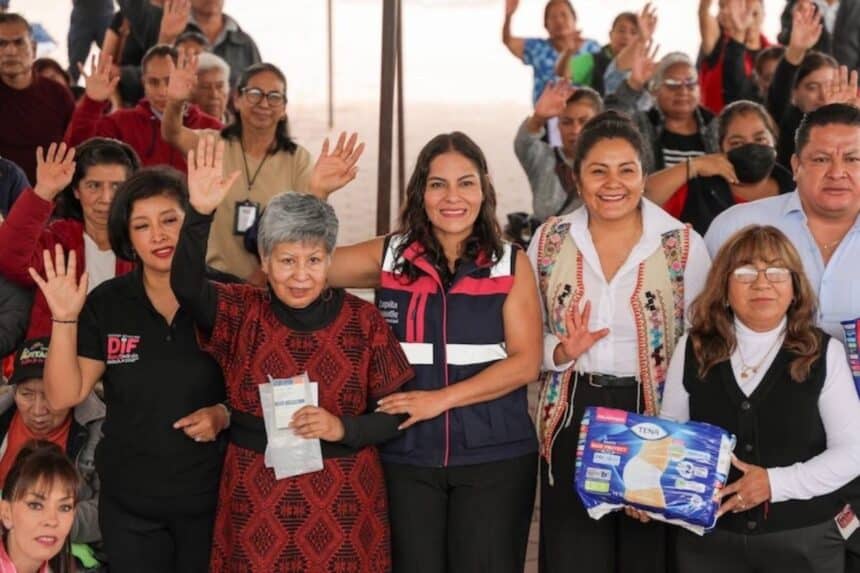 Lupita Cuautle Apoyo familias sanandreseñas