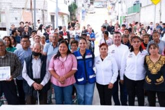 Lupita Cuautle rehabilitación vialidades