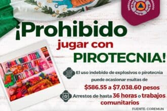 Pepe Chedraui Fiestas Patrias Uso de pirotecnia