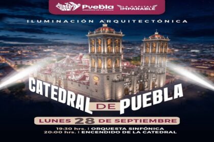 Pepe Chedraui Puebla Brilla Iluminación Arquitectónica Catedral