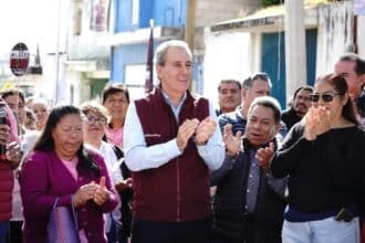Pepe Chedraui pavimentación San Jerónimo Caleras