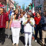 Tonantzin Fernández desfile 16 de Septiembre