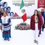 Tonantzin Fernández guardias de honor