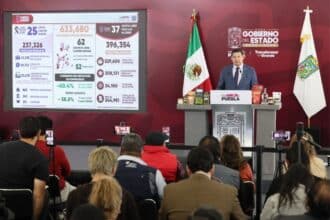 Alejandro Armenta disminución feminicidios Puebla
