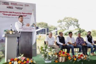 Alejandro Armenta proyecto agrovoltaico Tianguismanalco