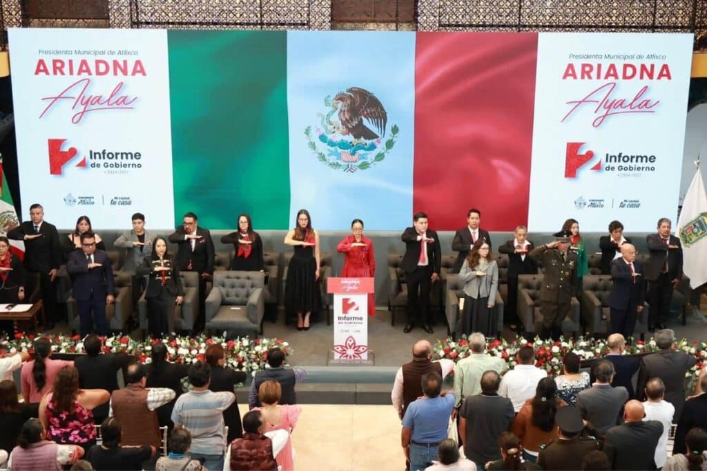 Ariadna Ayala Segundo Informe Atlixco