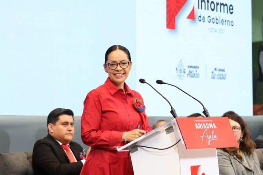 Ariadna Ayala Segundo Informe de Gobierno