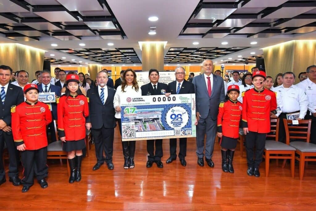 Billete Lotería Nacional AICM
