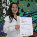 María Fernanda Montiel Quiñones, estudiante del décimo semestre de la Licenciatura en Medicina de la BUAP