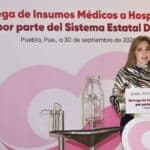 Ceci Arellano entrega equipo médico hospitales